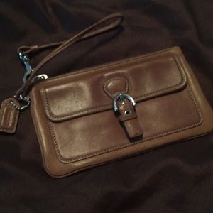 Like new Coach wristlet